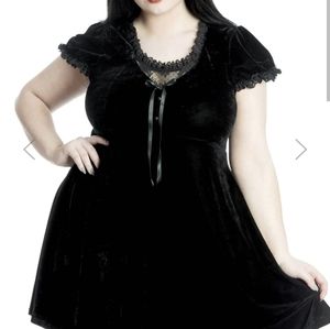 Killstar Velvet Babydoll Dress